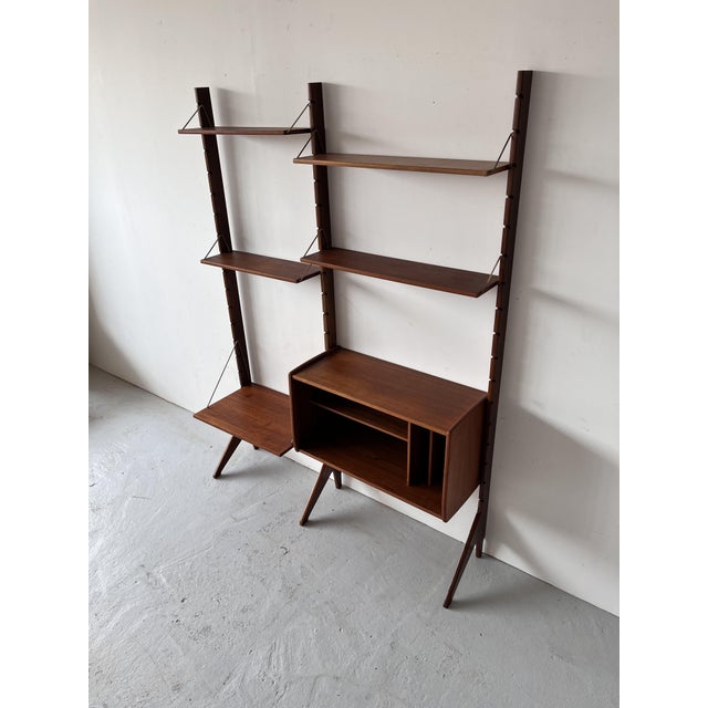 Scandinavian Modular Bookcase by John Texmon, 1950s For Sale - Image 9 of 12