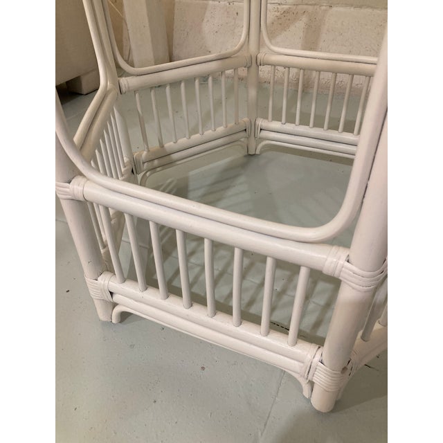 Ficks Reed Rattan Dining Table Base Only For Sale - Image 11 of 12