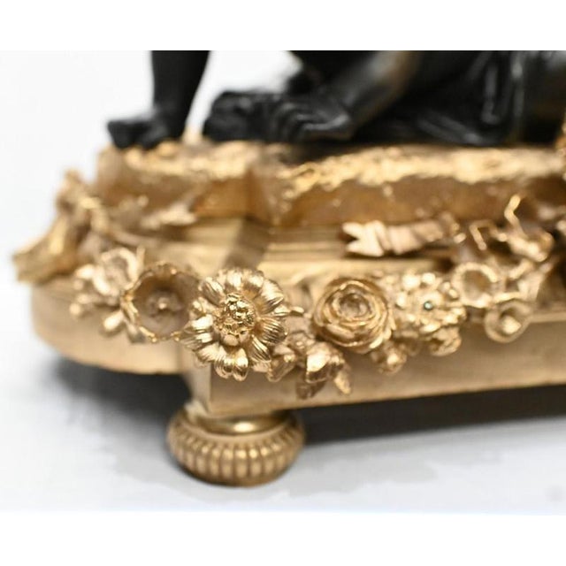 French Bronze Ormolu Cherub Tazza Dishes, Set of 2 For Sale - Image 3 of 7