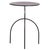 Metal Saburo Ronin Accent Table in Black, 22" For Sale - Image 7 of 8
