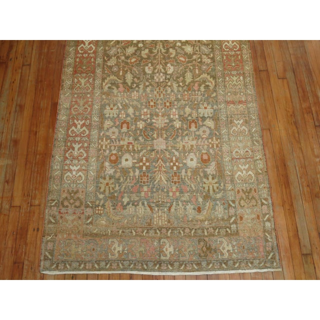 Textile Antique Persian Malayer Runner - 4'3" x 10'8" For Sale - Image 7 of 10