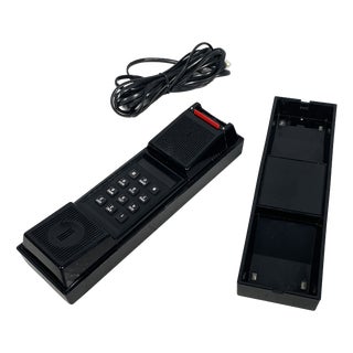 Italian Modern Black Plastic Telephone Notturno by Giorgio Armani, 1980s For Sale