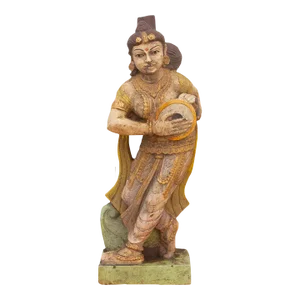 Southern Indian Antique Painted Figure