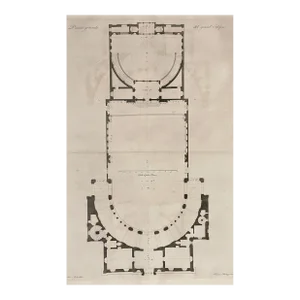 1784 Villa Giulia Architectural Engraving