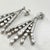 1960s Vintage Diamond Chandelier Earrings, 16 Carats, Platinum, Pair For Sale - Image 5 of 7