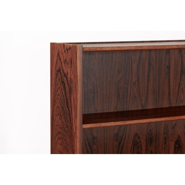 Pair of Mid Century Scandinavian Modern Tall Rosewood Bookcases For Sale - Image 16 of 18