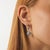 These authentic Edwardian drop earrings showcase a refined combination of antique diamonds and vivid sapphire accents,...