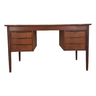 Mid-Century Teak Desk, Denmark, 1960s For Sale