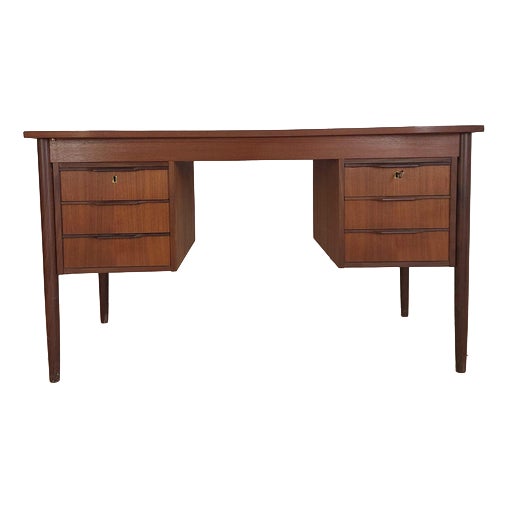 Mid-Century Teak Desk, Denmark, 1960s For Sale