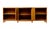 Wood Mid-Century Scandinavian Walnut Shaped Low Open Bookcase, 1950 For Sale - Image 7 of 12