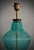 Mid-Century Modern Mid-Century Round Aqua Blue and Smoky Murano Art Glass and Brass Table Lamp, 2000 For Sale - Image 3 of 10