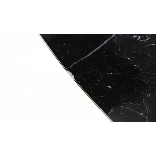 Black Marble Tulip Dining Table by Eero Saarinen for Knoll, 1960s For Sale - Image 9 of 11