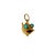 1960s 18k Yellow Gold and Persian Turquoise Fish Pendant or Charm For Sale - Image 4 of 5