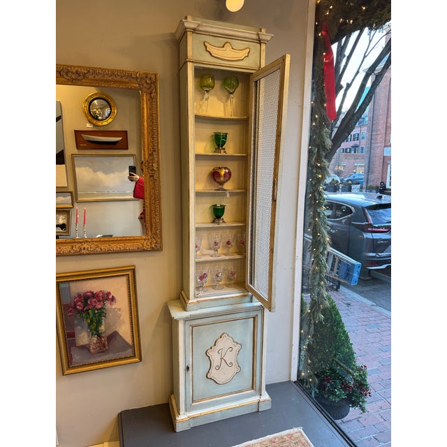 19th Century 19th Century Antique Swedish Gustavian Display Cabinet For Sale - Image 5 of 7