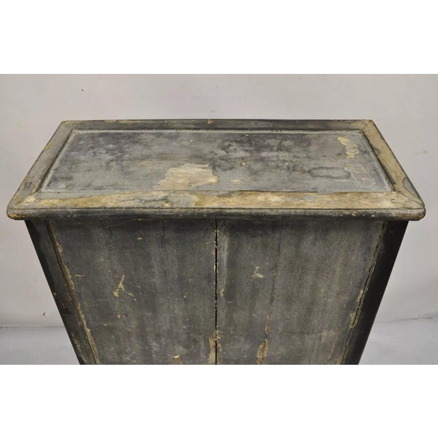 Late 19th Century Antique Chinese Hardwood 2 Door Wardrobe Wedding Cabinet With Drawers For Sale - Image 5 of 12