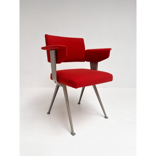 Dark Red Resort Chair by Friso Kramer for Ahrend de Cirkel, 1970s For Sale - Image 10 of 14