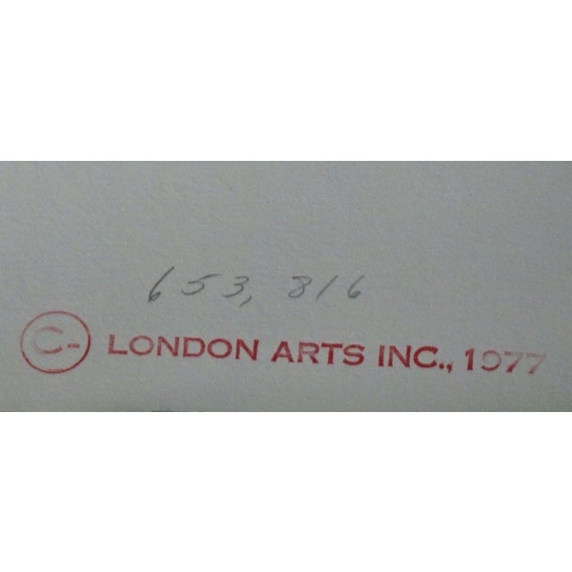 1970s 1970s Lowell Nesbitt Iris (Floral) Screenprint For Sale - Image 5 of 5