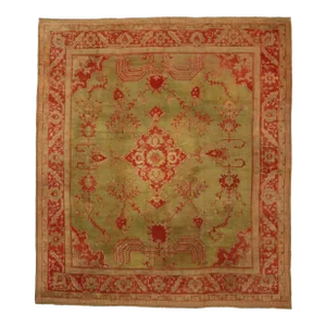 Antique Turkish Oushak Rug - 14'02 X 15'07