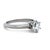 A Tiffany & Co Diamond Engagement Ring, made of 950 Platinum. Set with a Round Brilliant Cut Diamond, H Colour, VS1...