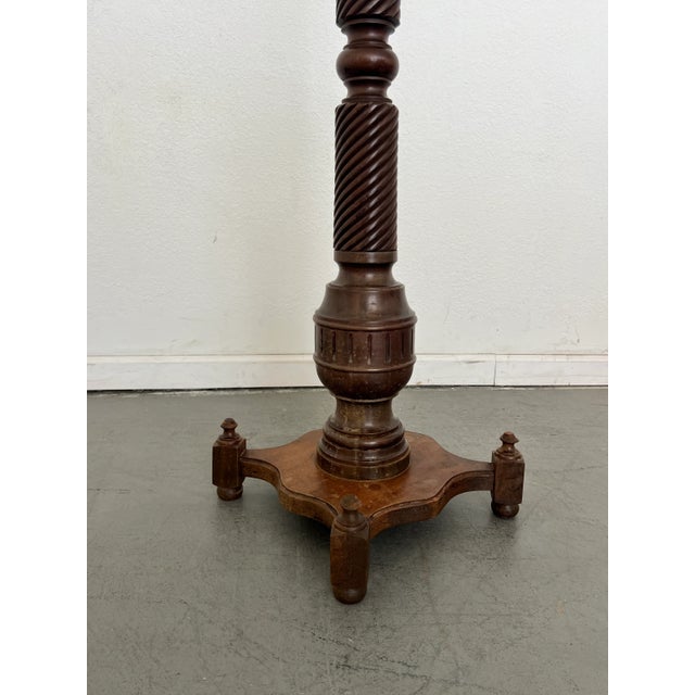 Brown Antique German Barley Twist Hall Tree For Sale - Image 8 of 11