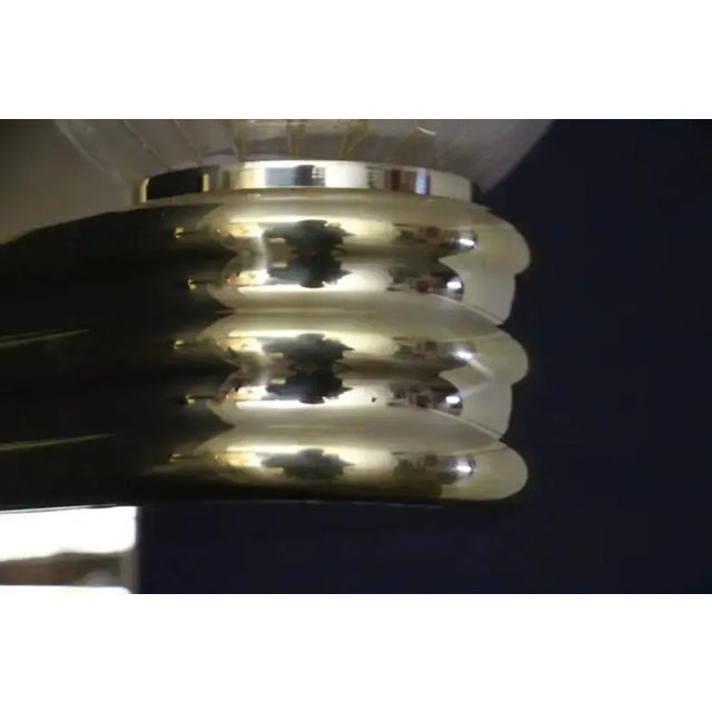 Glass Murano Pulegoso Golden Flakes Glass Sconces in the style of Barovier, 1990s, Set of 2 For Sale - Image 7 of 13