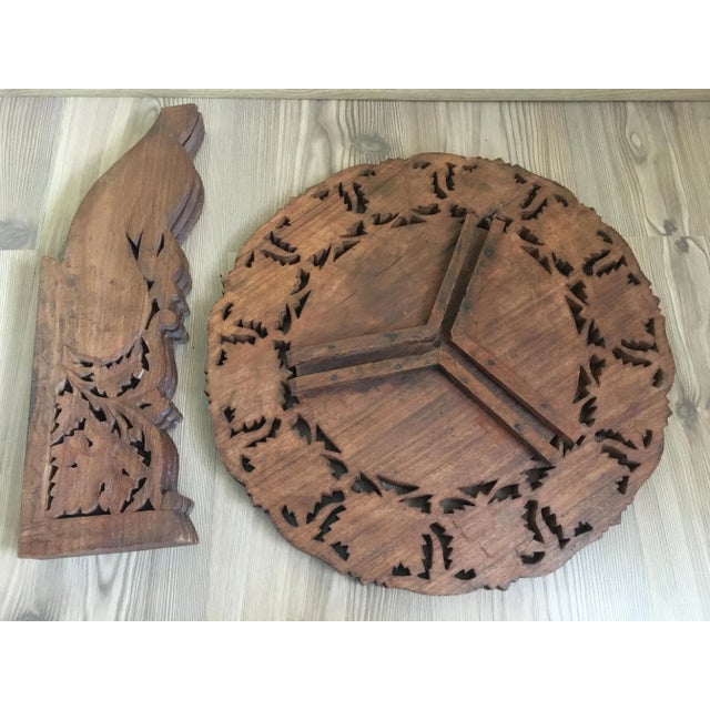 Carved Teak Coffee Table, 1970s For Sale - Image 3 of 12