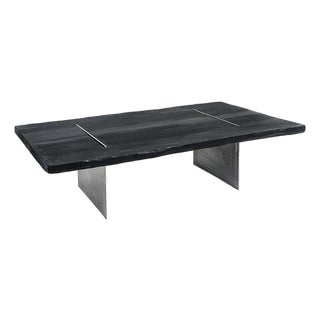 Yakisugi Burnt Wood Coffee Table by Case Studios For Sale