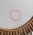 Brown Vintage Italian Rattan Wall Mirror, 1960s For Sale - Image 8 of 11