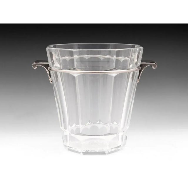 1930s Champagne Ice Bucket by Val Saint Lambert and A. Charlent, 1930s For Sale - Image 5 of 10