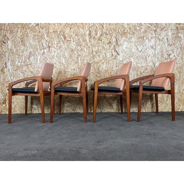 Teak Model 23 Dining Chairs by Henning Kjærnulf, 1970s, Set of 4 For Sale - Image 6 of 16