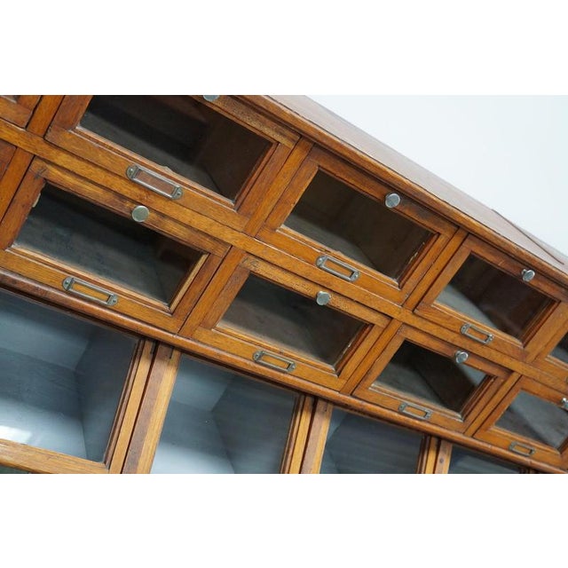 Large Dutch Oak Shop Cabinet, 1920s For Sale - Image 10 of 18