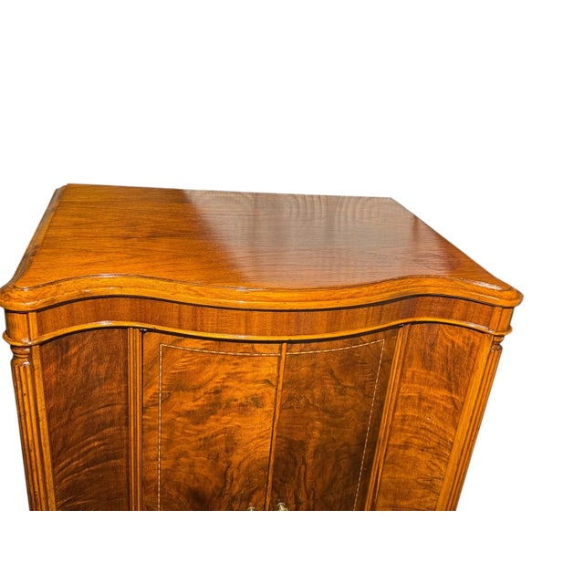 Vintage Art Deco Burled Wood Cabinet With Inlay Detail, 1920s-1930s For Sale - Image 15 of 18