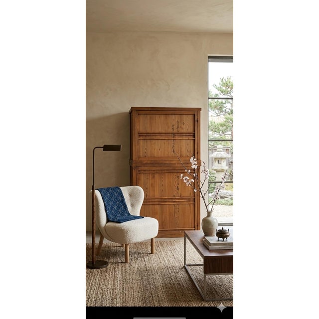 Vintage Two-Piece Japanese Cedar Tansu Cabinet For Sale - Image 10 of 10