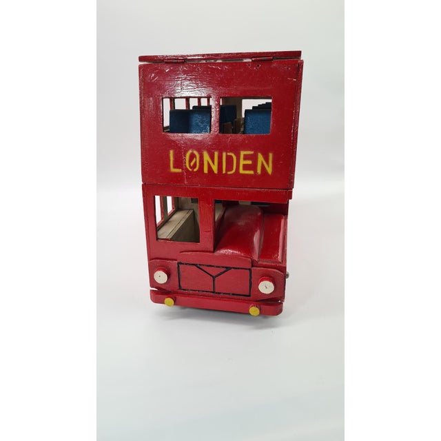 1970s Large Vintage Wooden London Bus, 1970s For Sale - Image 5 of 13