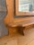 Apricot Antique Scrubbed Pine Dressing Table W/ Mirror For Sale - Image 8 of 10