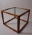 Rationalist Danish Modern Cube Table With Smoked Glass Top For Sale In New York - Image 6 of 7