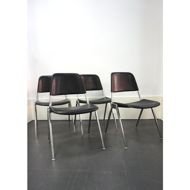 1960s Model 1601 Stackable Chairs by Don Albinson for Knoll, 1960s, Set of 4 For Sale - Image 5 of 14