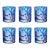 ARTEL Verdure Double Old Fashioned Glasses, Azure - Set of 6 For Sale