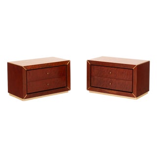 Bedside Tables by Gianluigi Gorgoni for Fratelli Turri, 1980s, Set of 2 For Sale