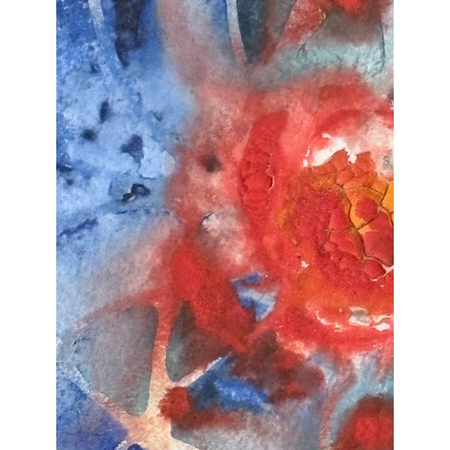 Blue Watercolor - Frank Pietrucha (1926-2014) For Sale - Image 8 of 11