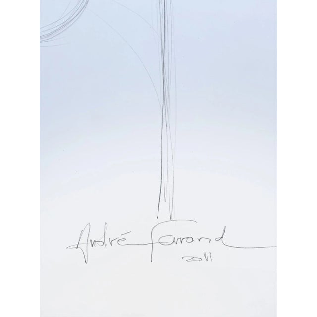 André Ferrand - Portrait 3 51x65 Drypoint pencil on paper Signed and dated 2011 ,André Ferrand - Porträt 3 51x65 This...