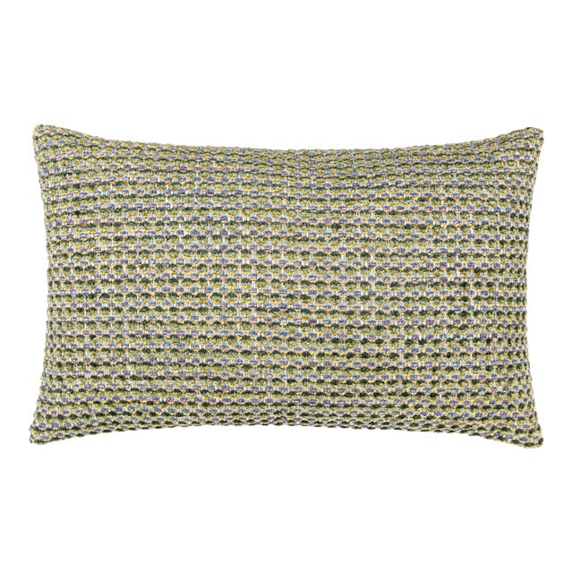 The House Of Scalamandré Heatherton Lumbar Pillow In Glen For Sale