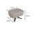 Set of Leather Armchair and Stool in Grey from Cierre Boheme For Sale - Image 4 of 17