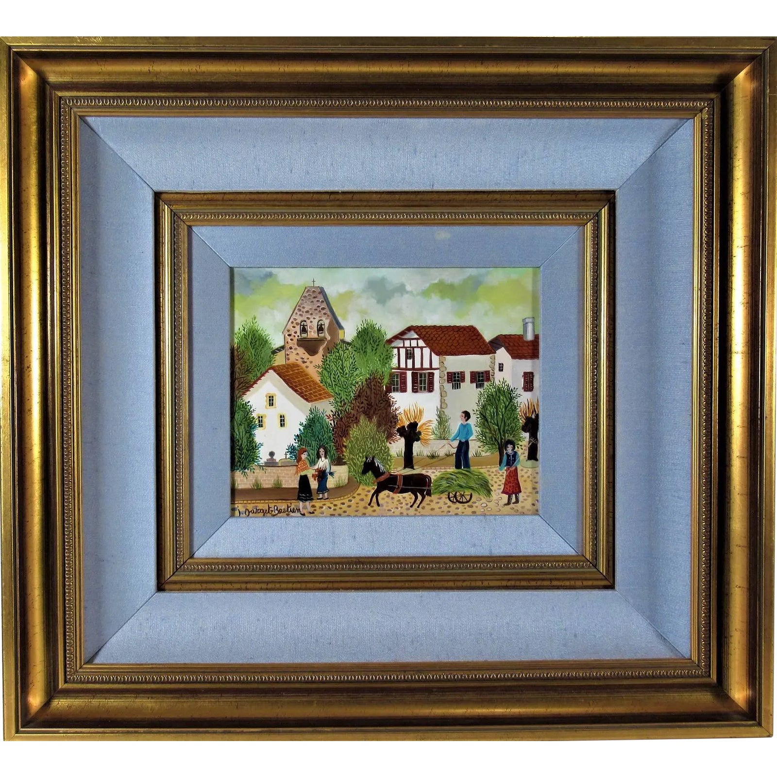 Irene DargetBastien, La Charette de Lion, Circa 1980 Chairish