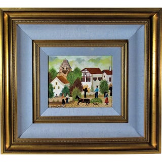 Irene Darget-Bastien, La Charette de Lion, Circa 1980 For Sale