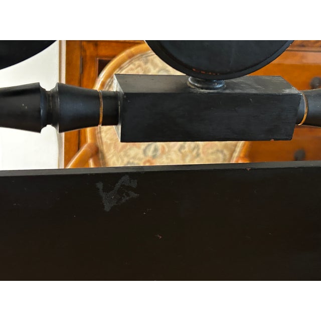 Black Late Victorian 19th C Chinoiserie Decorated Portfolio or Magazine Stand For Sale - Image 8 of 10