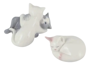 Porcelain Figurines of Kittens from Royal Copenhagen, Set of 2
