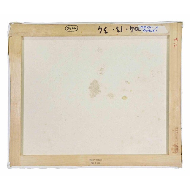 Sebastiano Sanguigni, Still Life Abstraction, Oil Painting, 2000s For Sale - Image 4 of 5