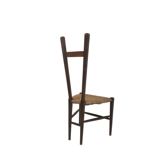 Vintage Triangular Chair, 1930s For Sale - Image 4 of 9