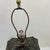 Dark Green 1940s Pagoda Metal Earthy Color Faux Painted Lamp For Sale - Image 8 of 10